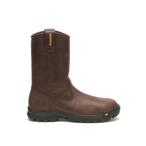 Caterpillar Cat Mens Drawbar Steel Toe Work Boots Brown Size 9.5
